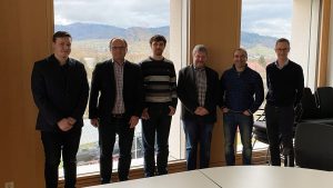 Gruppenfoto der anwesenden SMI-Projektpartner bei der neuen Arbeitssitzung in Offenburg